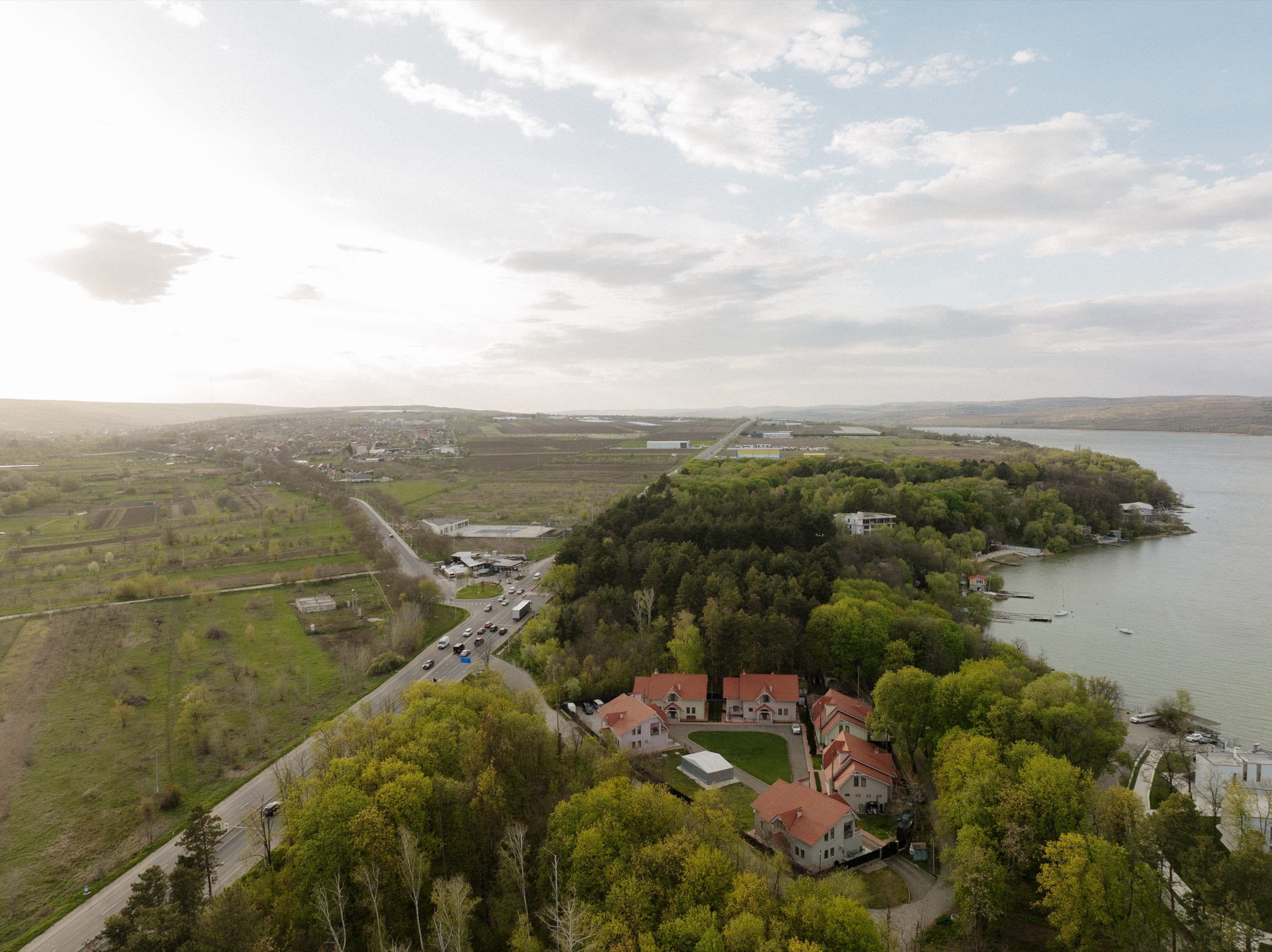 Vatra Village by the lake in Moldova