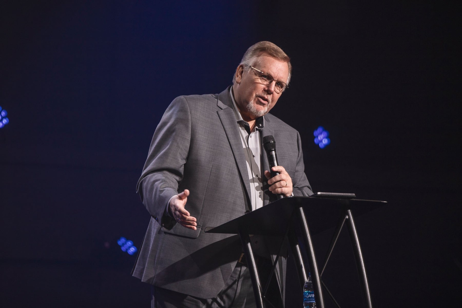 Philip Cameron preaching